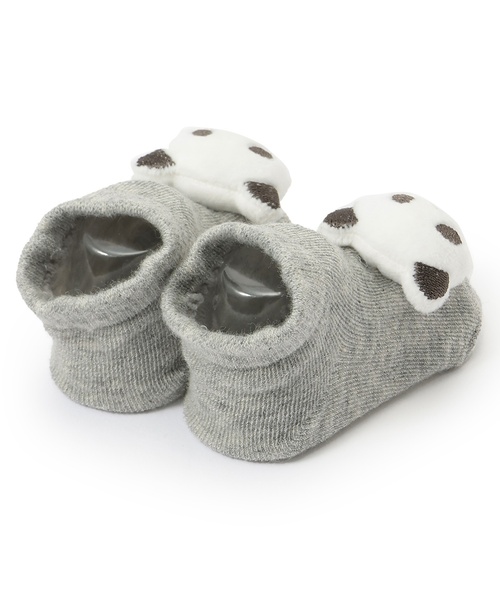 petit main（プティマイン）の「アニマルモチーフカップソックス（ベビーシューズ/ベビーソックス・キッズ・イエロー/グレー/ピンク/ブルー/ベージュ・9-11cm/11-13cm）」の10枚目の写真