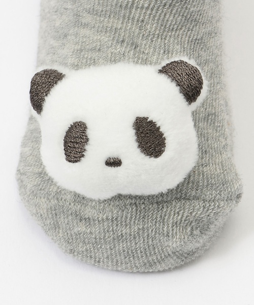 petit main（プティマイン）の「アニマルモチーフカップソックス（ベビーシューズ/ベビーソックス・キッズ・イエロー/グレー/ピンク/ブルー/ベージュ・9-11cm/11-13cm）」の11枚目の写真