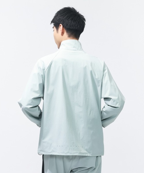 NEW BALANCE(ニューバランス)の「【New Balance×アルペン限定モデル】ニューバランス New Balance ファブリックコンビスタンドカラージャケット(ナイロンジャケット・メンズ・グレー/ブラック・S/M/L/LL/3L)」の4枚目の写真