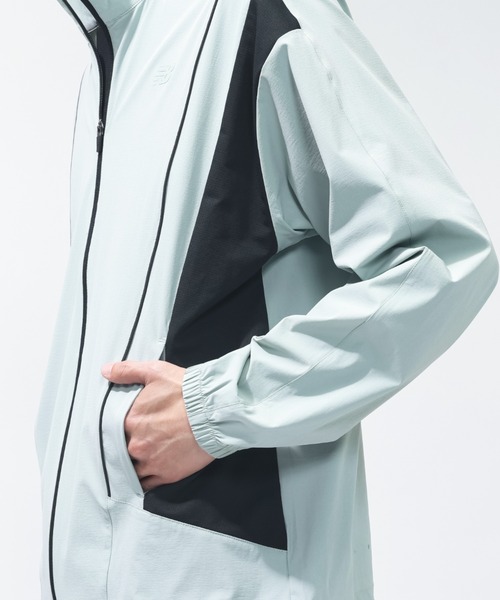 NEW BALANCE(ニューバランス)の「【New Balance×アルペン限定モデル】ニューバランス New Balance ファブリックコンビスタンドカラージャケット(ナイロンジャケット・メンズ・グレー/ブラック・S/M/L/LL/3L)」の9枚目の写真