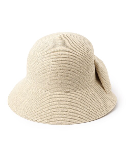 grove（グローブ）の「ウォッシャブルブレードリボンハット（ハット・レディース・ブラック/ライトベージュ/グレー系・00）」の3枚目の写真