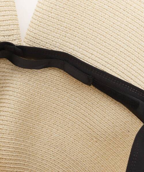 grove（グローブ）の「ウォッシャブルブレードリボンハット（ハット・レディース・ブラック/ライトベージュ/グレー系・00）」の9枚目の写真