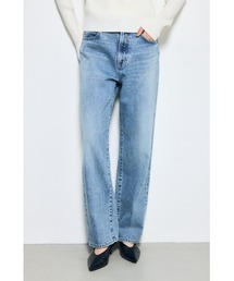 【シリーズ累計最速で1,000本突破!】【サイズ,身長別画像あり】AZUL DENIM ストレートデニム ロング丈