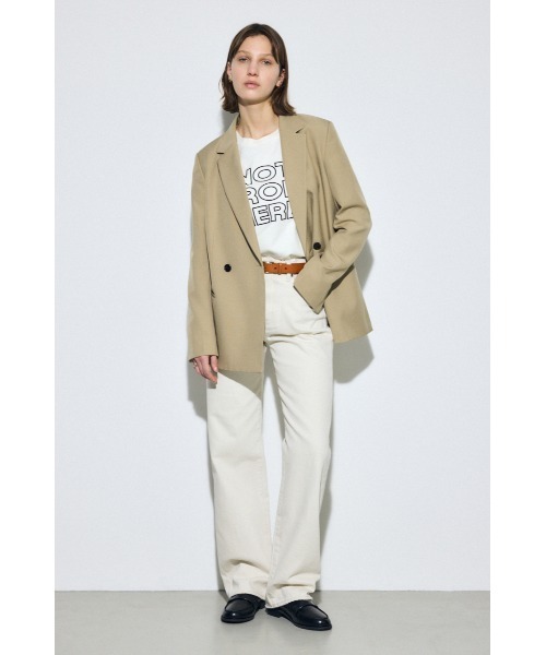 AZUL by moussy(アズールバイマウジー)の「【シリーズ累計最速で1,000本突破!】【サイズ,身長別画像あり】AZUL DENIM ストレートデニム ロング丈(デニムパンツ・レディース・ライトブルー/アイボリー・25inch/24inch/27inch/26inch)」の4枚目の写真