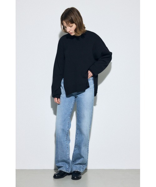 AZUL by moussy(アズールバイマウジー)の「【シリーズ累計最速で1,000本突破!】【サイズ,身長別画像あり】AZUL DENIM ストレートデニム ロング丈(デニムパンツ・レディース・ライトブルー/アイボリー・25inch/24inch/27inch/26inch)」の15枚目の写真