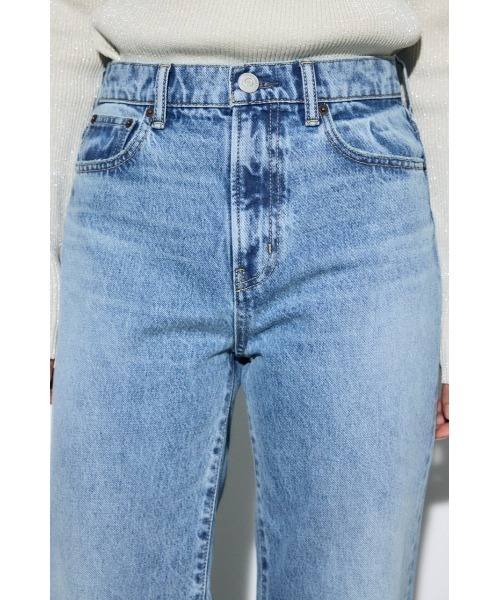 AZUL by moussy(アズールバイマウジー)の「【シリーズ累計最速で1,000本突破!】【サイズ,身長別画像あり】AZUL DENIM ストレートデニム ロング丈(デニムパンツ・レディース・ライトブルー/アイボリー・25inch/24inch/27inch/26inch)」の16枚目の写真