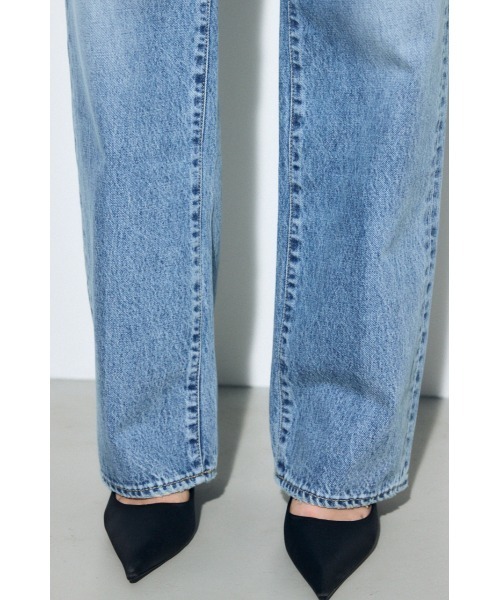 AZUL by moussy(アズールバイマウジー)の「【シリーズ累計最速で1,000本突破!】【サイズ,身長別画像あり】AZUL DENIM ストレートデニム ロング丈(デニムパンツ・レディース・ライトブルー/アイボリー・25inch/24inch/27inch/26inch)」の19枚目の写真