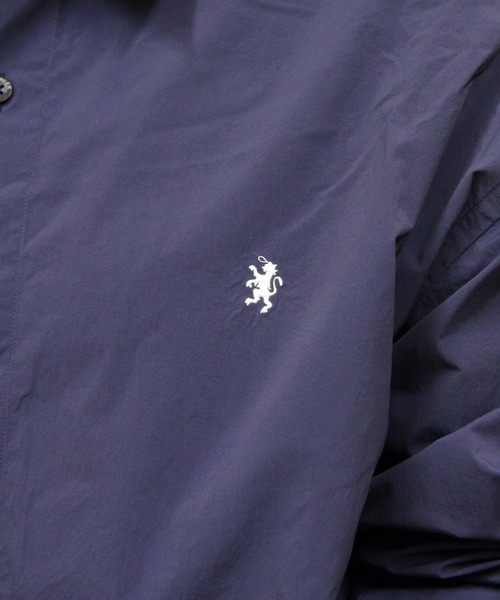 GYMPHLEX(ジムフレックス)の「Gymphlex/ジムフレックス ロングスリーブショートシャツ LONGSLEEVE SHORT SHIRT GY-B0460 SYM(シャツ/ブラウス・メンズ・ライトグレー/ネイビー・L/M)」の7枚目の写真