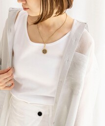 NOLLEY’S | ウォッシャブルプレミアムテレコアシメ2WAYタンク(タンクトップ)