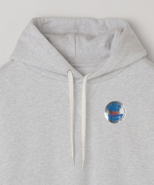 Russell Athletic(ラッセルアスレティック)の「RUSSELL ATHLETIC: PRO COTTON ヘビーウェイトスウェットパーカー(スウェット・メンズ・ライトグレー/ネイビー/ブラック・MEDIUM/LARGE)」の5枚目の写真