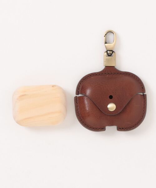Fun & Daily（ファンアンドデイリー）の「Cow Leather Air Pods Pro 3 Case / エアポッズプロ３（ヘッドフォン/イヤホン・メンズ・ブラウン/ブラック・FREE）」の3枚目の写真