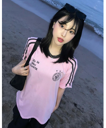 HAVISM（ヘビズム）の「LLF UNIFORM S/S TEE(PINK)（Tシャツ/カットソー）」