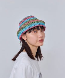 OVERRIDE（オーバーライド）の「OVERRIDE  PAPER CROCHET MARINE HAT / オーバーライド（ハット）」