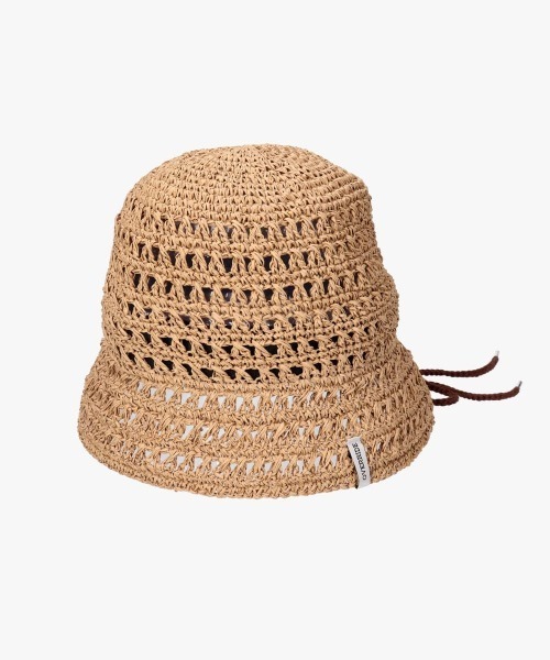OVERRIDE（オーバーライド）の「OVERRIDE  PAPER CROCHET MARINE HAT / オーバーライド（ハット・レディース・ブラック/レッド/ベージュ・58cm）」の15枚目の写真