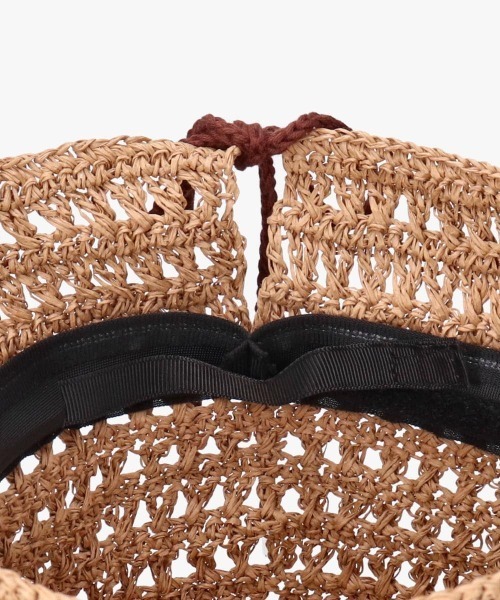 OVERRIDE（オーバーライド）の「OVERRIDE  PAPER CROCHET MARINE HAT / オーバーライド（ハット・レディース・ブラック/レッド/ベージュ・58cm）」の19枚目の写真