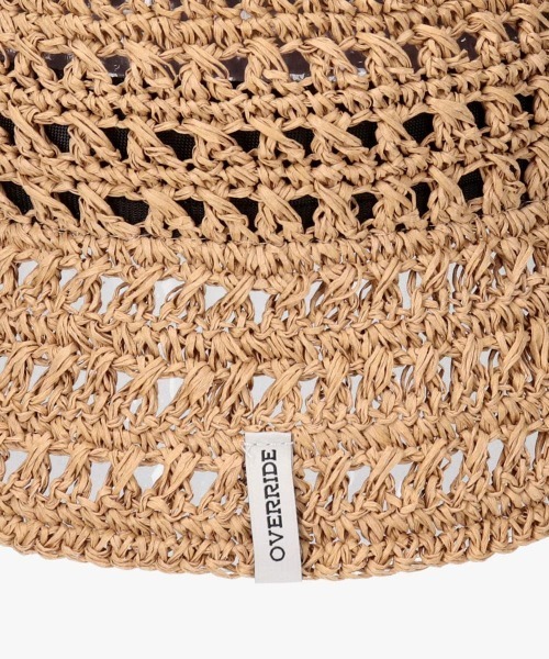 OVERRIDE（オーバーライド）の「OVERRIDE  PAPER CROCHET MARINE HAT / オーバーライド（ハット・レディース・ブラック/レッド/ベージュ・58cm）」の20枚目の写真