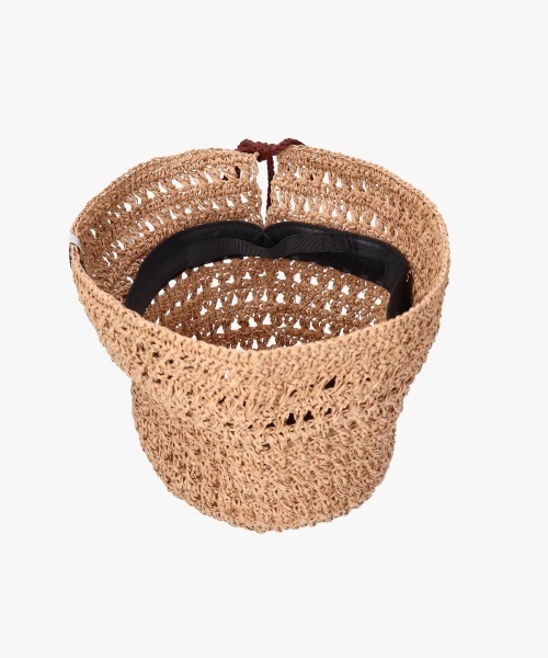 OVERRIDE（オーバーライド）の「OVERRIDE  PAPER CROCHET MARINE HAT / オーバーライド（ハット・レディース・ブラック/レッド/ベージュ・58cm）」の21枚目の写真