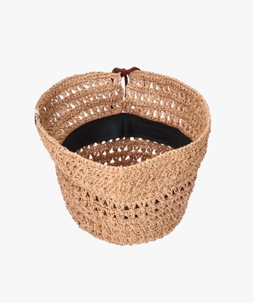 OVERRIDE（オーバーライド）の「OVERRIDE  PAPER CROCHET MARINE HAT / オーバーライド（ハット・レディース・ブラック/レッド/ベージュ・58cm）」の22枚目の写真