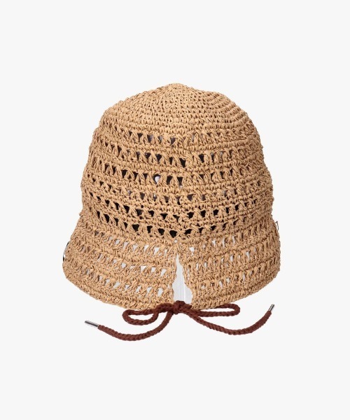 OVERRIDE（オーバーライド）の「OVERRIDE  PAPER CROCHET MARINE HAT / オーバーライド（ハット・レディース・ブラック/レッド/ベージュ・58cm）」の18枚目の写真