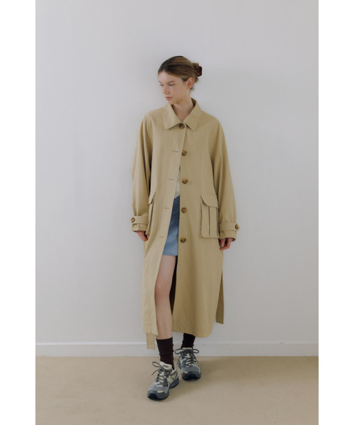 MAGNET ARCHIVE(マグネット アーカイブ)の「Kenny Twill Trench Coat (Beige)(トレンチコート・レディース・その他・FREE)」の2枚目の写真