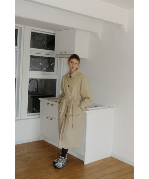MAGNET ARCHIVE(マグネット アーカイブ)の「Kenny Twill Trench Coat (Beige)(トレンチコート・レディース・その他・FREE)」の5枚目の写真