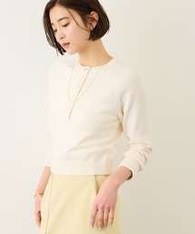 ROPE' | ヘンリーネックラグランスリーブニットプルオーバー/イージーケア(ニット/セーター)