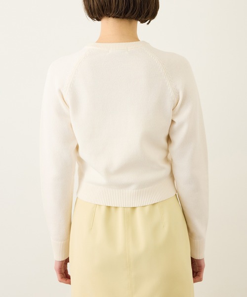 ROPE'(ロペ)の「ヘンリーネックラグランスリーブニットプルオーバー/イージーケア(ニット/セーター・レディース・ホワイト/レッド/ネイビー・FREE)」の16枚目の写真