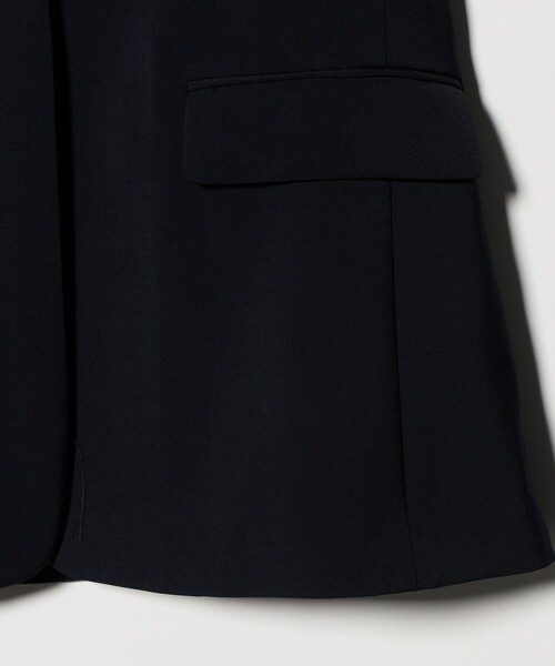 UNITED ARROWS(ユナイテッドアローズ)の「FEEL CLEAN Vノーカラー ジャケット ‐防しわ ストレッチ UVカット‐(テーラードジャケット・レディース・ネイビー/ブラック・38/36/34/40)」の16枚目の写真