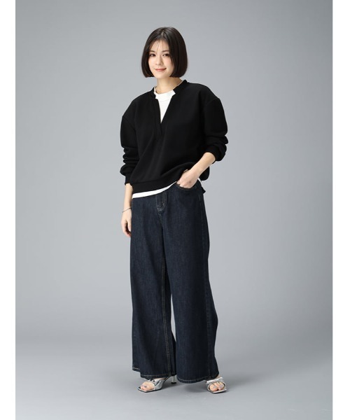 fifth（フィフス）の「バギーワイドデニム（デニムパンツ・レディース・インディゴブルー・M）」の3枚目の写真