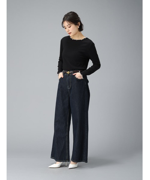 fifth（フィフス）の「バギーワイドデニム（デニムパンツ・レディース・インディゴブルー・M）」の12枚目の写真