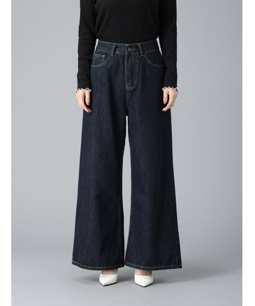 fifth（フィフス）の「バギーワイドデニム（デニムパンツ・レディース・インディゴブルー・M）」の17枚目の写真