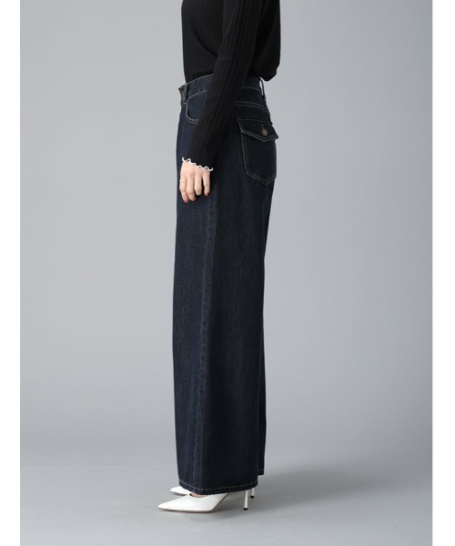 fifth（フィフス）の「バギーワイドデニム（デニムパンツ・レディース・インディゴブルー・M）」の18枚目の写真