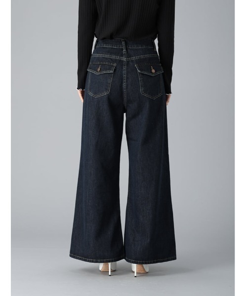fifth（フィフス）の「バギーワイドデニム（デニムパンツ・レディース・インディゴブルー・M）」の19枚目の写真
