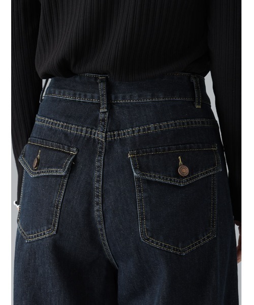fifth（フィフス）の「バギーワイドデニム（デニムパンツ・レディース・インディゴブルー・M）」の21枚目の写真