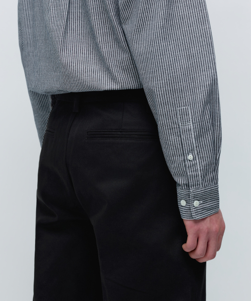 MUSINSA STANDARD（ムシンサスタンダード）の「ソリッドCPレギュラーフィットチノパンツ[ブラック]（その他パンツ・メンズ・その他・40/38/42/36/34/32/30/31/33/26/27/28/29）」の6枚目の写真