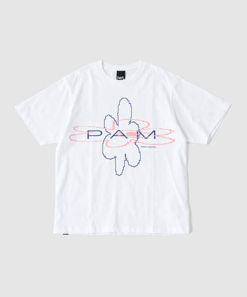 PULP/417EDIFICE(パルプフォーワンセブンエディフィス)の「P.A.M. / パークスアンドミニ SS TEE - BRICK BY BRICK(Tシャツ/カットソー・メンズ・ホワイト・LARGE/MEDIUM)」の1枚目の写真