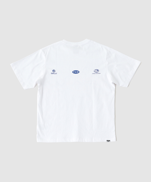 PULP/417EDIFICE(パルプフォーワンセブンエディフィス)の「P.A.M. / パークスアンドミニ SS TEE - BRICK BY BRICK(Tシャツ/カットソー・メンズ・ホワイト・LARGE/MEDIUM)」の2枚目の写真