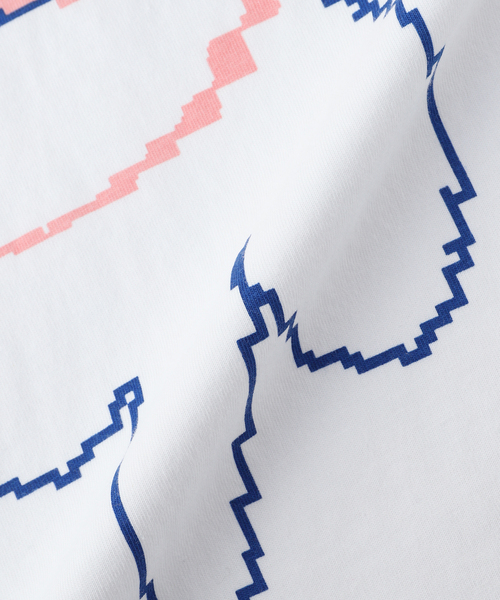 PULP/417EDIFICE(パルプフォーワンセブンエディフィス)の「P.A.M. / パークスアンドミニ SS TEE - BRICK BY BRICK(Tシャツ/カットソー・メンズ・ホワイト・LARGE/MEDIUM)」の4枚目の写真
