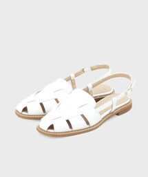 INDIVI | 【合皮】きれいめグルカサンダル(サンダル)