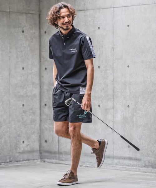 1minute 1second(ワンミニットワンセカンド)の「mp14696-cursive embroidery nylon shorts ナイロンショートパンツ(1M26N180)(その他パンツ・メンズ・サンドベージュ/ブラック/オリーブ・M/S/XL/L)」の22枚目の写真