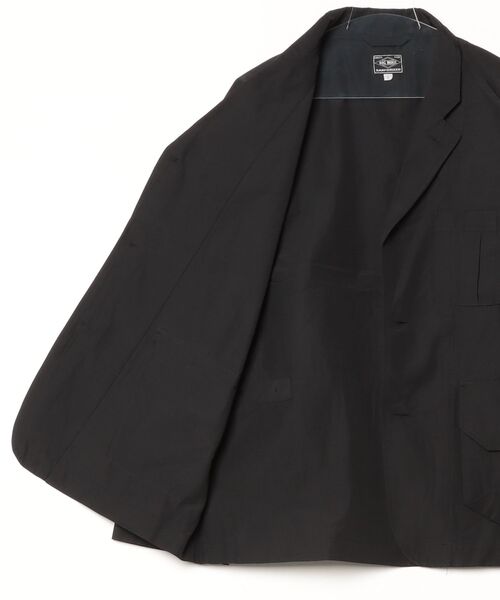 BIG MIKE(ビッグマイク)の「BIG MIKE Ripstop Tailored Jacket ナイロン テーラードジャケット(テーラードジャケット・メンズ・ブラック/オリーブ・L/XL/M)」の4枚目の写真