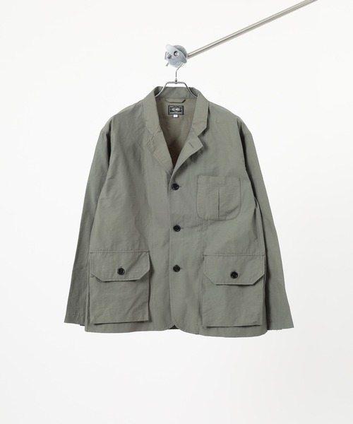 BIG MIKE(ビッグマイク)の「BIG MIKE Ripstop Tailored Jacket ナイロン テーラードジャケット(テーラードジャケット・メンズ・ブラック/オリーブ・L/XL/M)」の6枚目の写真