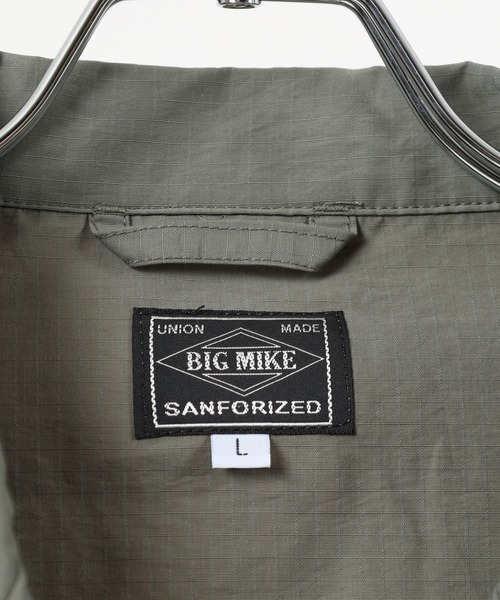 BIG MIKE(ビッグマイク)の「BIG MIKE Ripstop Tailored Jacket ナイロン テーラードジャケット(テーラードジャケット・メンズ・ブラック/オリーブ・L/XL/M)」の7枚目の写真