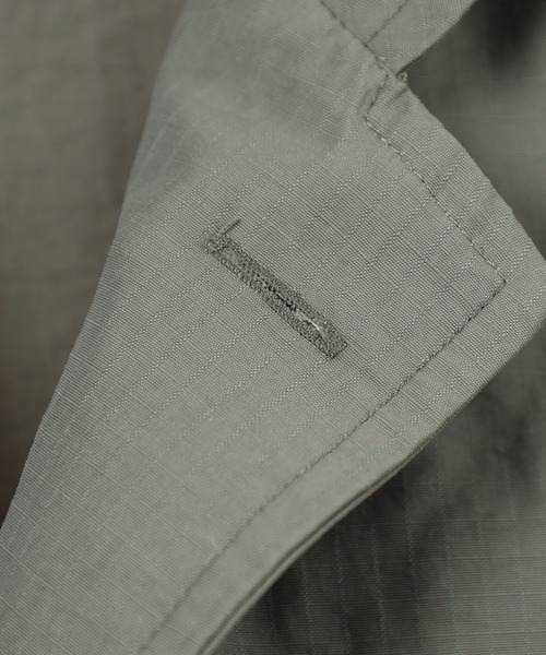 BIG MIKE(ビッグマイク)の「BIG MIKE Ripstop Tailored Jacket ナイロン テーラードジャケット(テーラードジャケット・メンズ・ブラック/オリーブ・L/XL/M)」の9枚目の写真