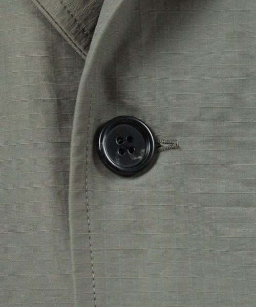 BIG MIKE(ビッグマイク)の「BIG MIKE Ripstop Tailored Jacket ナイロン テーラードジャケット(テーラードジャケット・メンズ・ブラック/オリーブ・L/XL/M)」の10枚目の写真