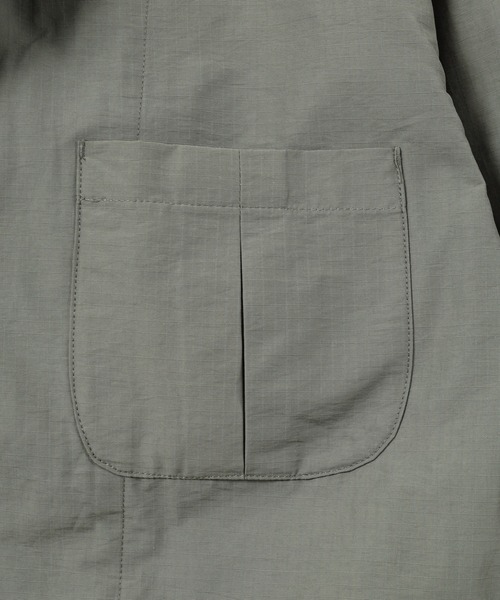 BIG MIKE(ビッグマイク)の「BIG MIKE Ripstop Tailored Jacket ナイロン テーラードジャケット(テーラードジャケット・メンズ・ブラック/オリーブ・L/XL/M)」の11枚目の写真