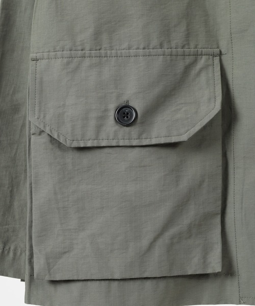 BIG MIKE(ビッグマイク)の「BIG MIKE Ripstop Tailored Jacket ナイロン テーラードジャケット(テーラードジャケット・メンズ・ブラック/オリーブ・L/XL/M)」の12枚目の写真