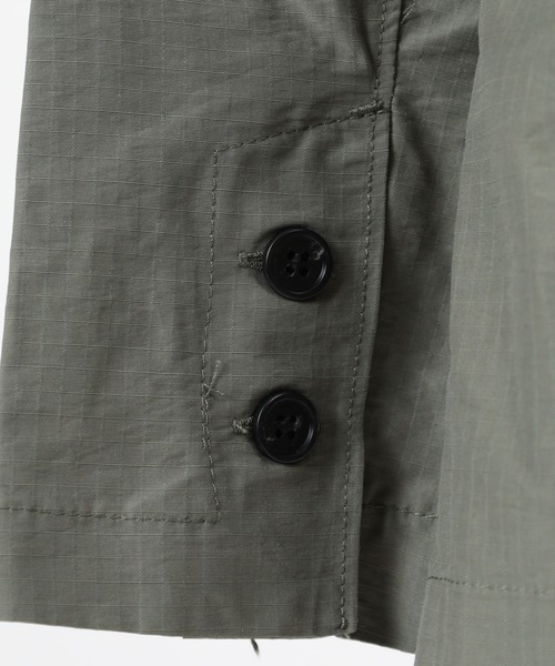 BIG MIKE(ビッグマイク)の「BIG MIKE Ripstop Tailored Jacket ナイロン テーラードジャケット(テーラードジャケット・メンズ・ブラック/オリーブ・L/XL/M)」の16枚目の写真