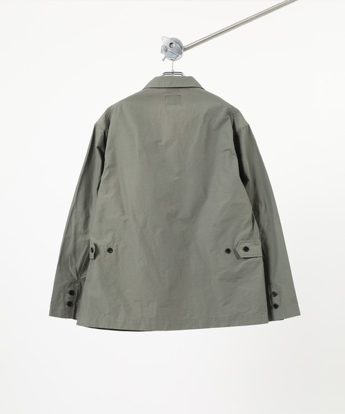 BIG MIKE(ビッグマイク)の「BIG MIKE Ripstop Tailored Jacket ナイロン テーラードジャケット(テーラードジャケット・メンズ・ブラック/オリーブ・L/XL/M)」の14枚目の写真