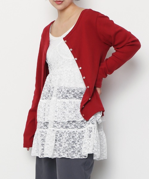 PUNYUS（プニュズ）の「レースミニキャミワンピース（ワンピース・レディース・ブラック/ホワイト・1/2/3/4/5）」の5枚目の写真